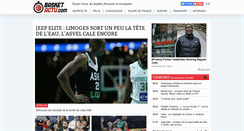 Desktop Screenshot of basketactu.com